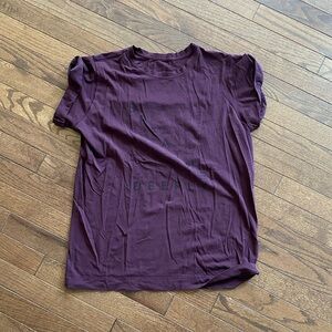 Burgundy Lululemon Breathe T-Shirt
